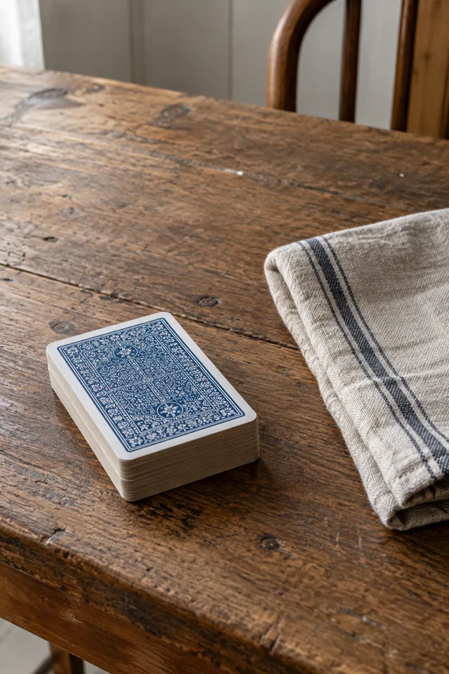 Bàn chơi bài — ảnh minh họa AI